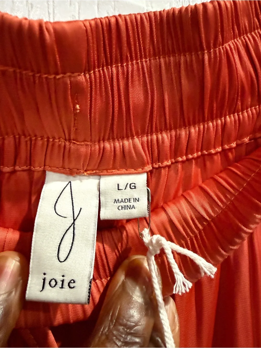 Joie Coral Tiered Maxi Skirt with Elastic Waist